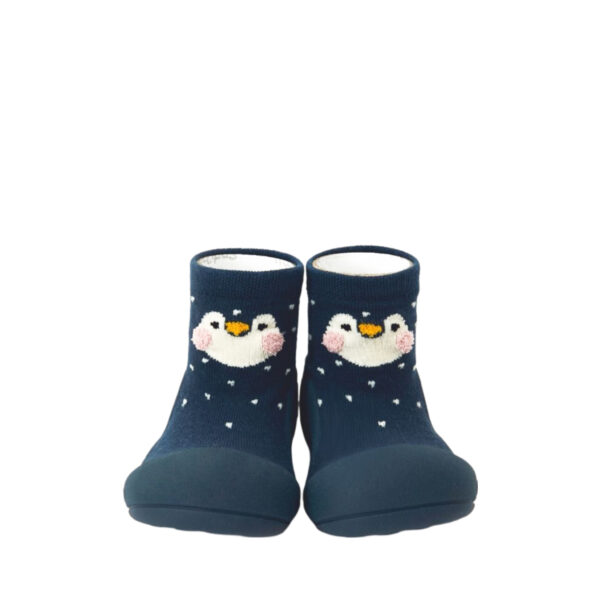attipas barefoot niños niñas peques primeros pasos caminantes pinguin navy pinguino azul marino