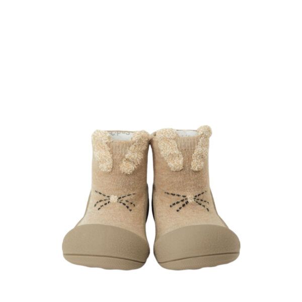 attipas barefoot niños niñas peques primeros pasos caminantes beige rabbit conejo beige