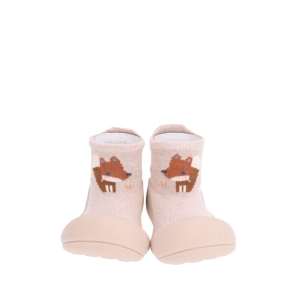 attipas barefoot niños niñas peques primeros pasos caminantes beige fox zorro ardilla