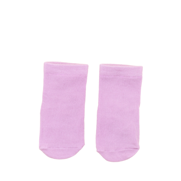 calcetín anatómico niños peques barefoot antideslizante morado
