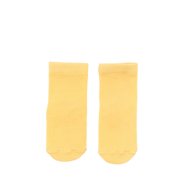 calcetín anatómico niños peques barefoot antideslizante amarillo