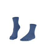 KNITIDO – Calcetín media caña cinco dedos azul oscuro